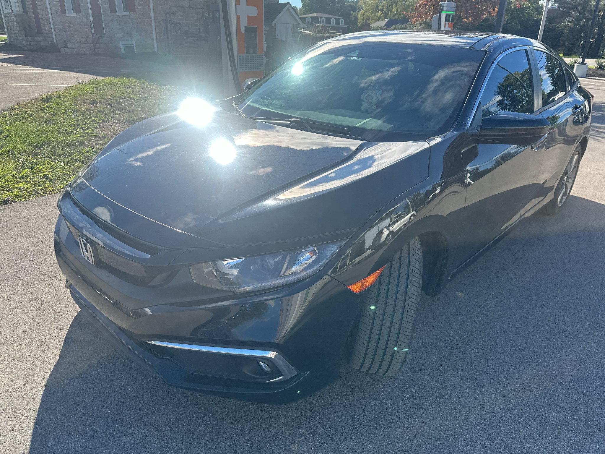 Used 2021 Crystal Black Pearl Honda EX image 4