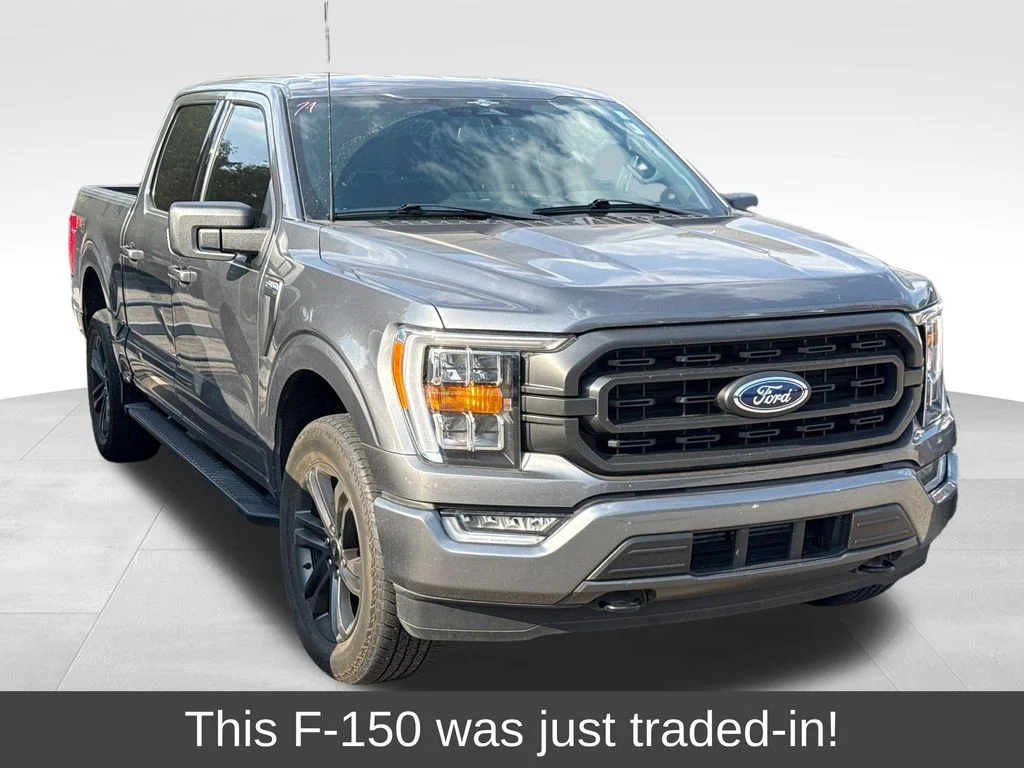 Certified Used 2023 Gray Metallic Ford XLT image 1