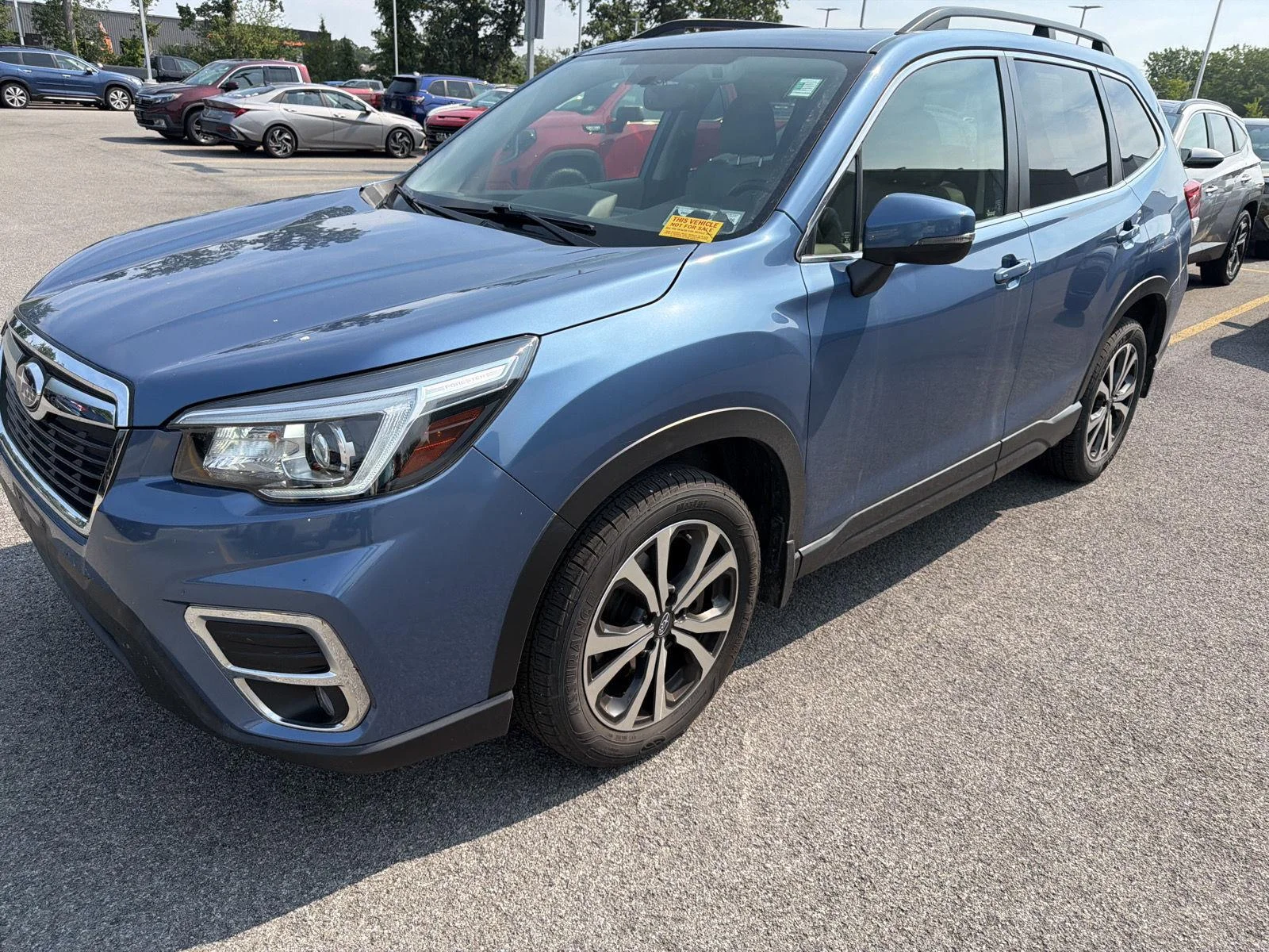 Used 2020 Horizon Blue Pearl Subaru Limited image 3