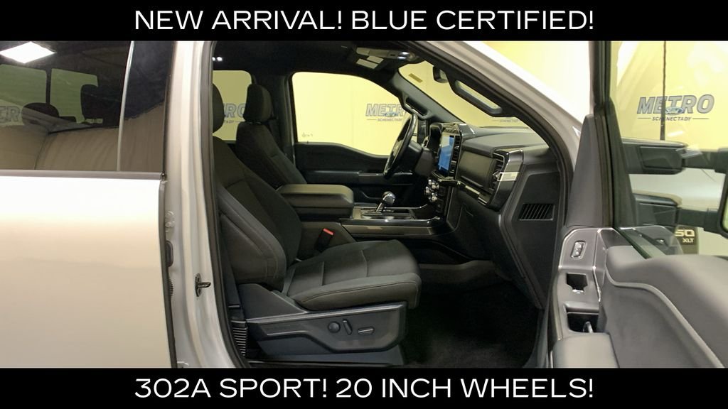 Certified Used 2022 White Metallic Ford XLT image 12