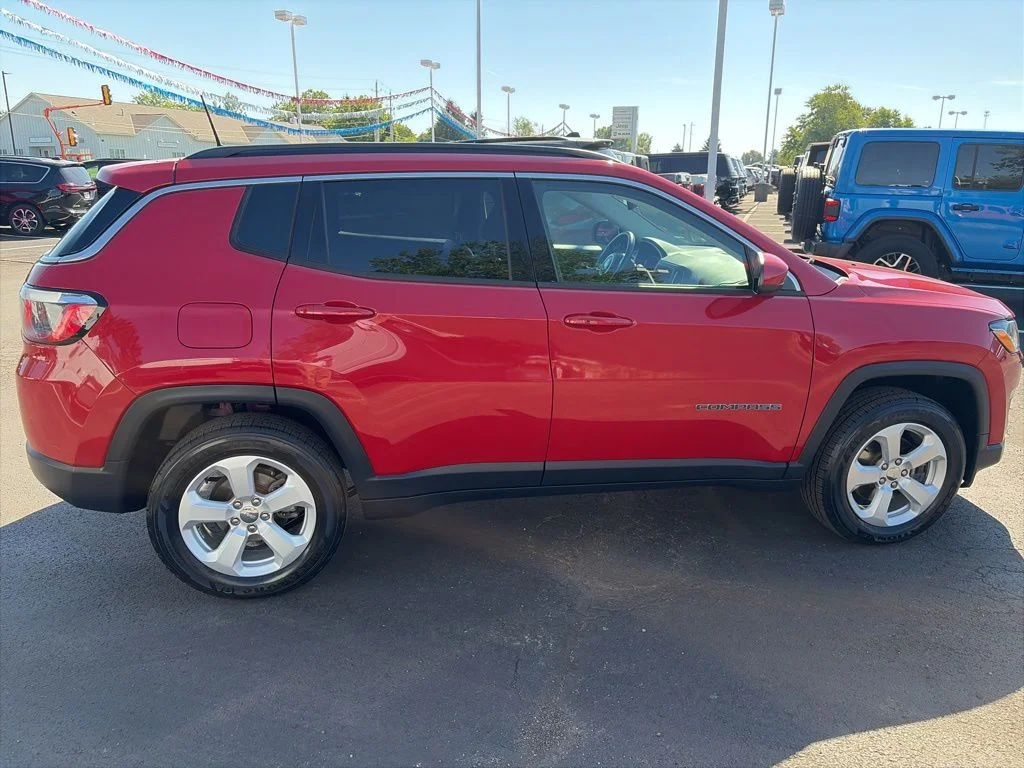 Certified Used 2020 Red Jeep Latitude image 8