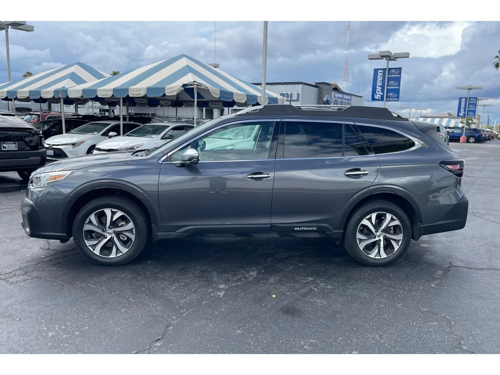 Used 2021 MAGNETITE GRAY ME Subaru Touring XT image 2