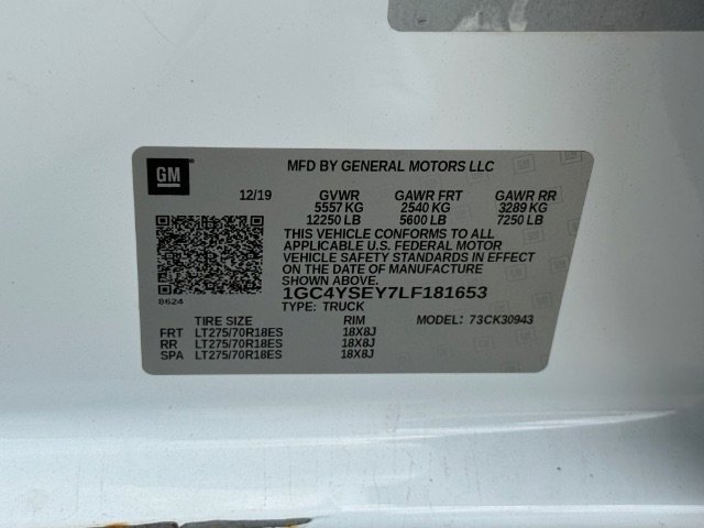 Used 2020 Summit White Chevrolet Work Truck image 22