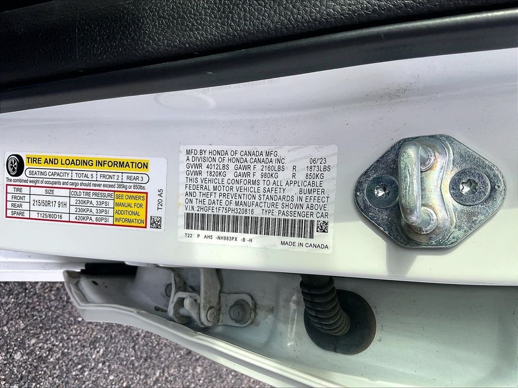 Used 2023 White Honda EX image 34