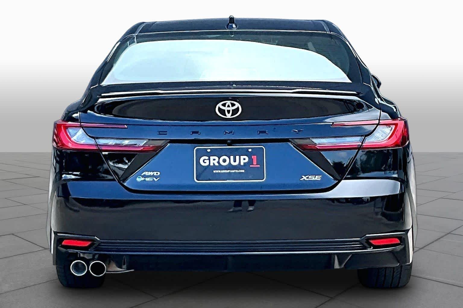Used 2025 Midnight Black Metallic Toyota XSE image 5