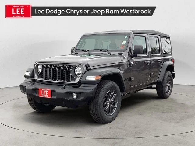 New 2026 Granite Crystal Metallic Clearcoat Jeep 4-DOOR SPORT image 1