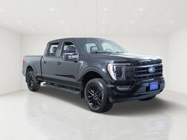 Certified Used 2021 Black Ford Lariat image 1