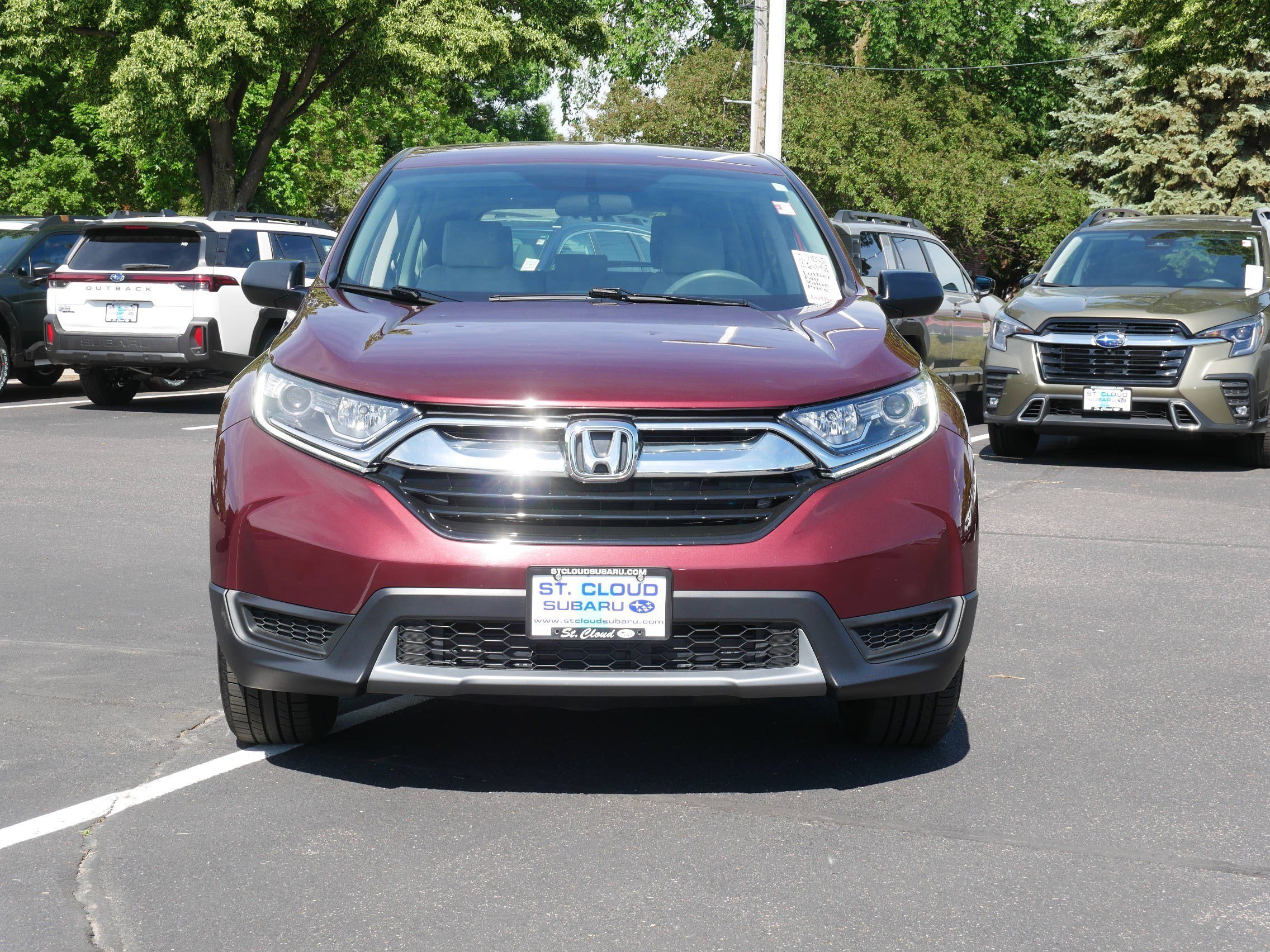 Used 2018 Honda CR-V LX with VIN 2HKRW6H34JH203064 for sale in Saint Cloud, Minnesota