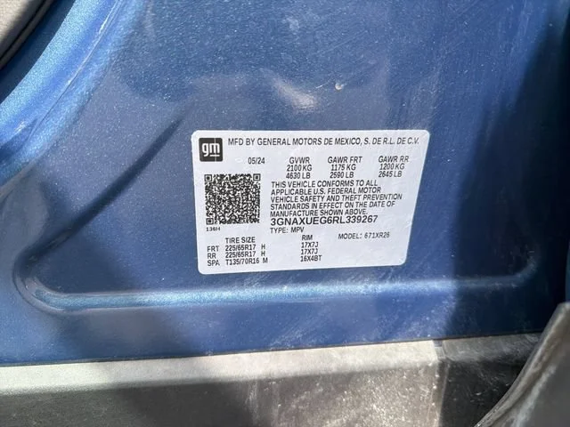 Used 2024 Lakeshore Blue Metallic Chevrolet LT image 16
