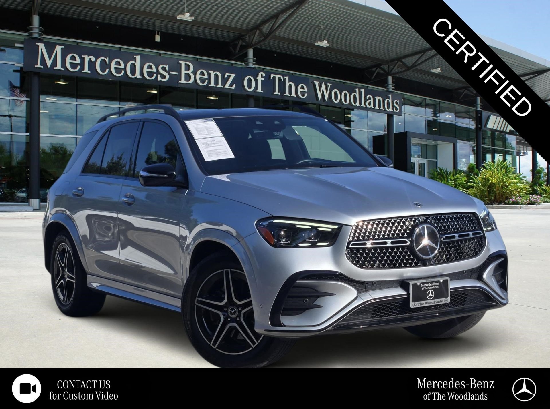 Certified Used 2024 Cirrus Silver Metallic Mercedes-Benz GLE 450 image 1