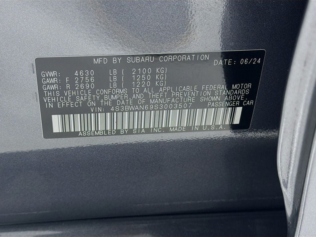 Used 2025 Magnetite Gray Metallic Subaru Limited AWD image 37