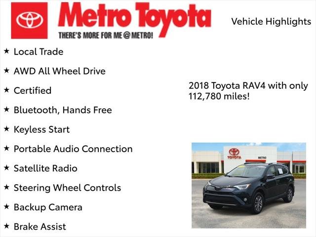Certified Used 2018 GALACTIC AQUA Toyota Hybrid XLE image 9