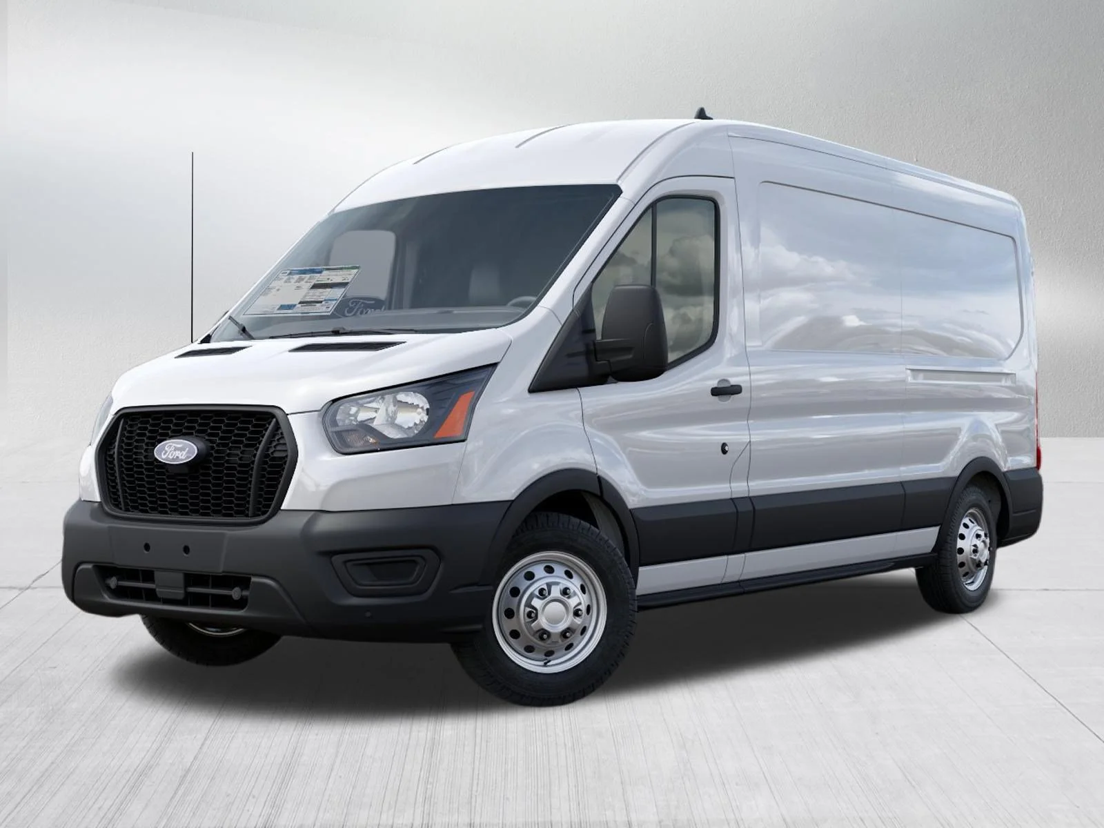New 2027 Oxford White Ford Cargo Van image 2