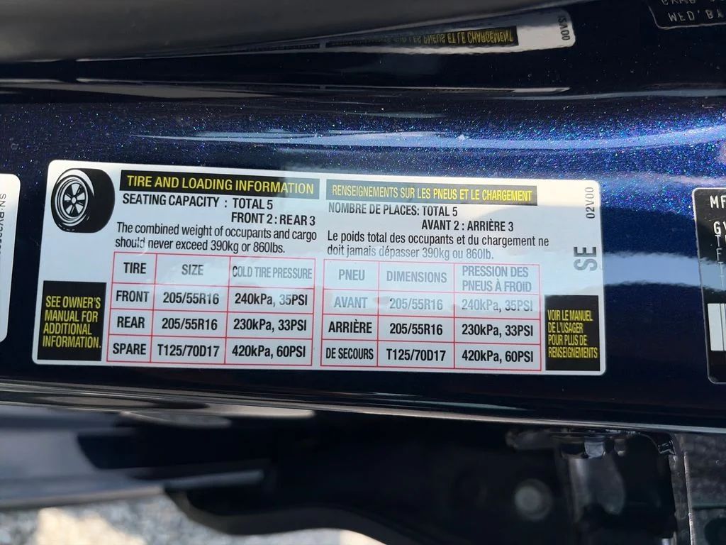 Used 2025 Blue Toyota LE image 30