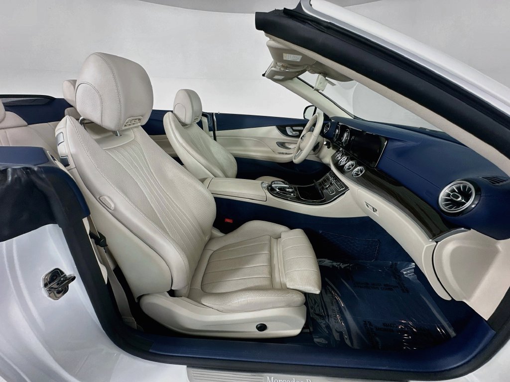 Used 2019 White Mercedes-Benz E 450 CONVERTIBLE BLUE TOP YACHT BLUE LEATHER INT. image 28