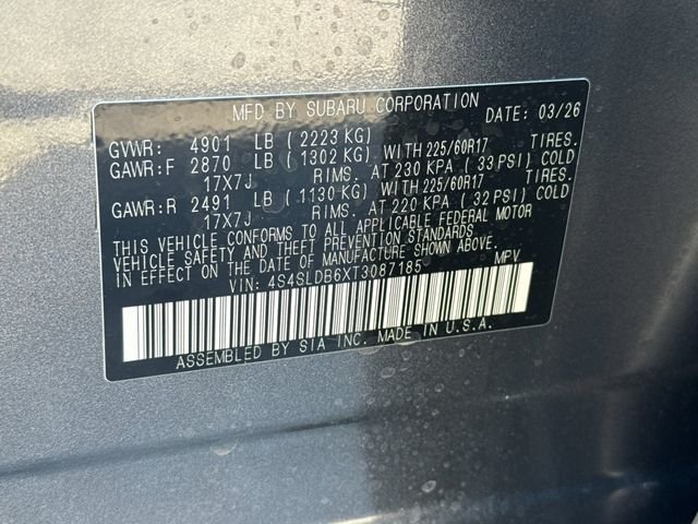 New 2026 MAGNETITE GRAY METALLIC Subaru Premium image 35
