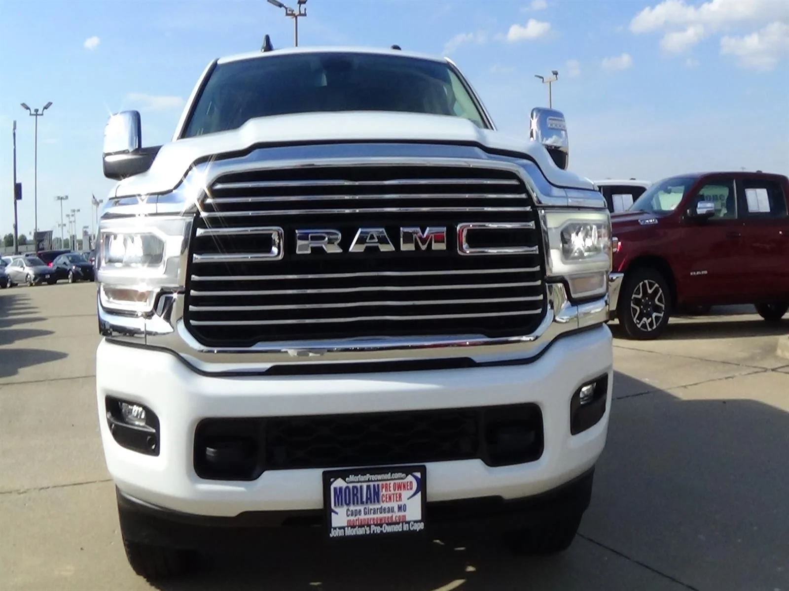 Certified Used 2024 Bright White Clear Coat (pw7) RAM Laramie image 3