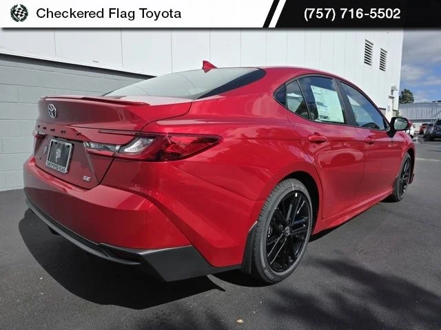 New 2026 Red Toyota SE image 3