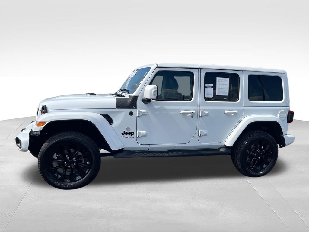 Used 2022 White Jeep Unlimited Sahara High Altitude image 2