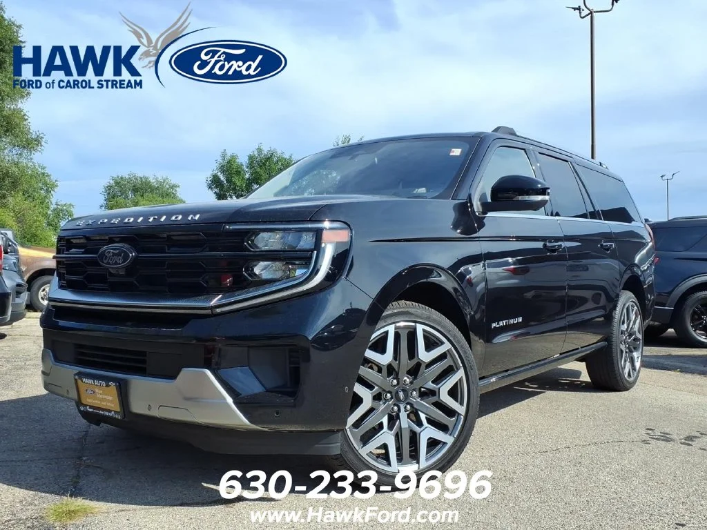 Used 2025 Black Ford Platinum image 3