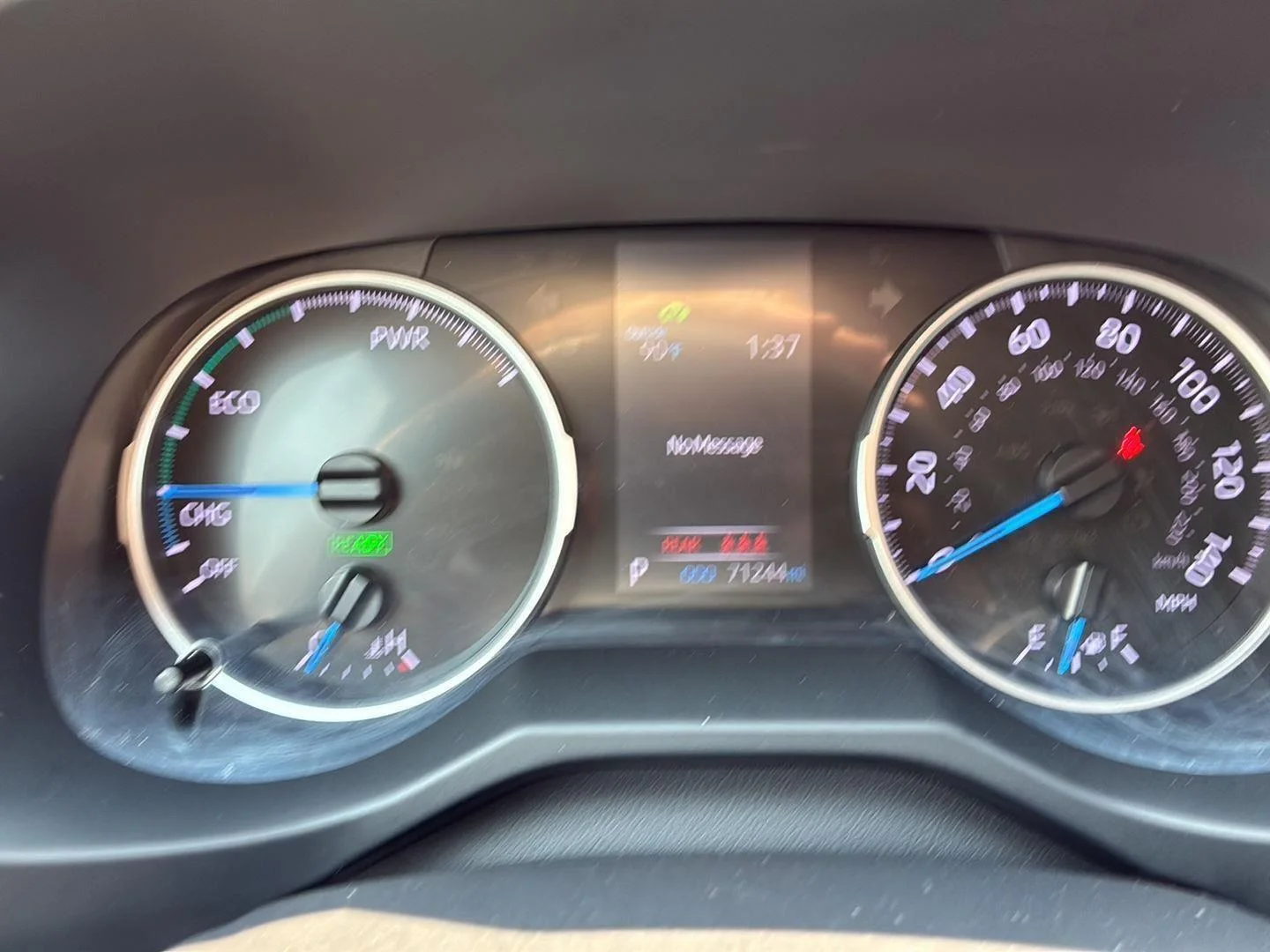 Used 2021 Blue Flame Toyota Hybrid LE image 32