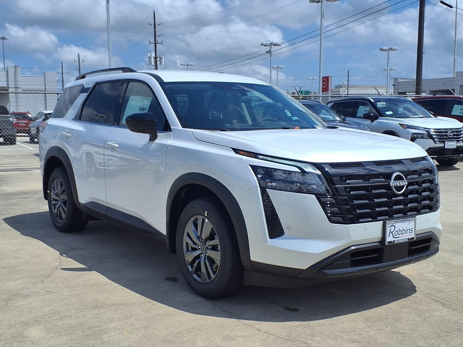 2026 Nissan Pathfinder SV White at Robbins Nissan