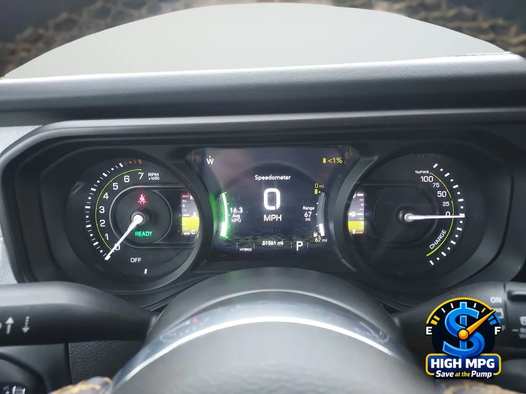 Used 2024 Black Jeep Sahara 4xe image 27
