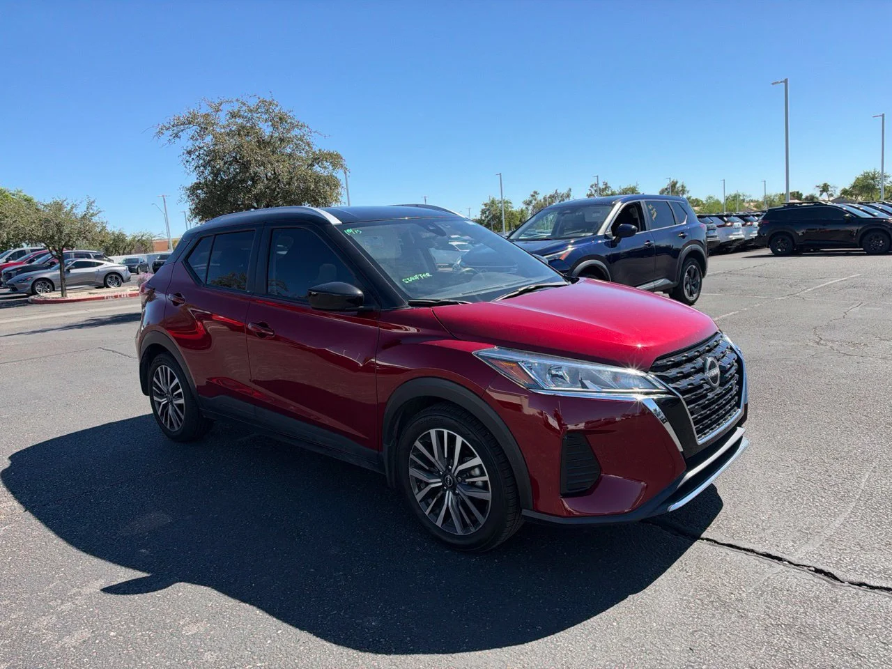 Used 2023 Scarlet Ember Tintcoat Super Black Nissan SV image 2