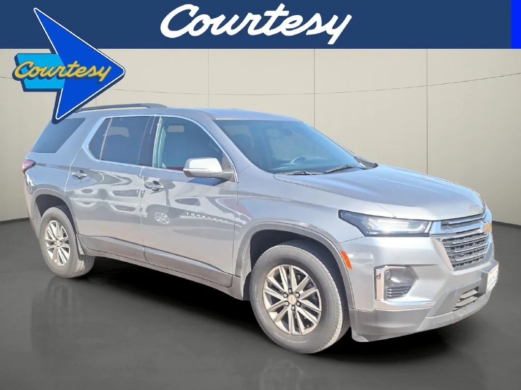Used 2023 STERLING GRAY METALLIC Chevrolet LT Cloth image 1