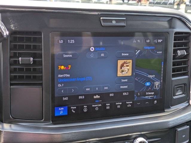 Certified Used 2025 Black Metallic Ford LARIAT image 54