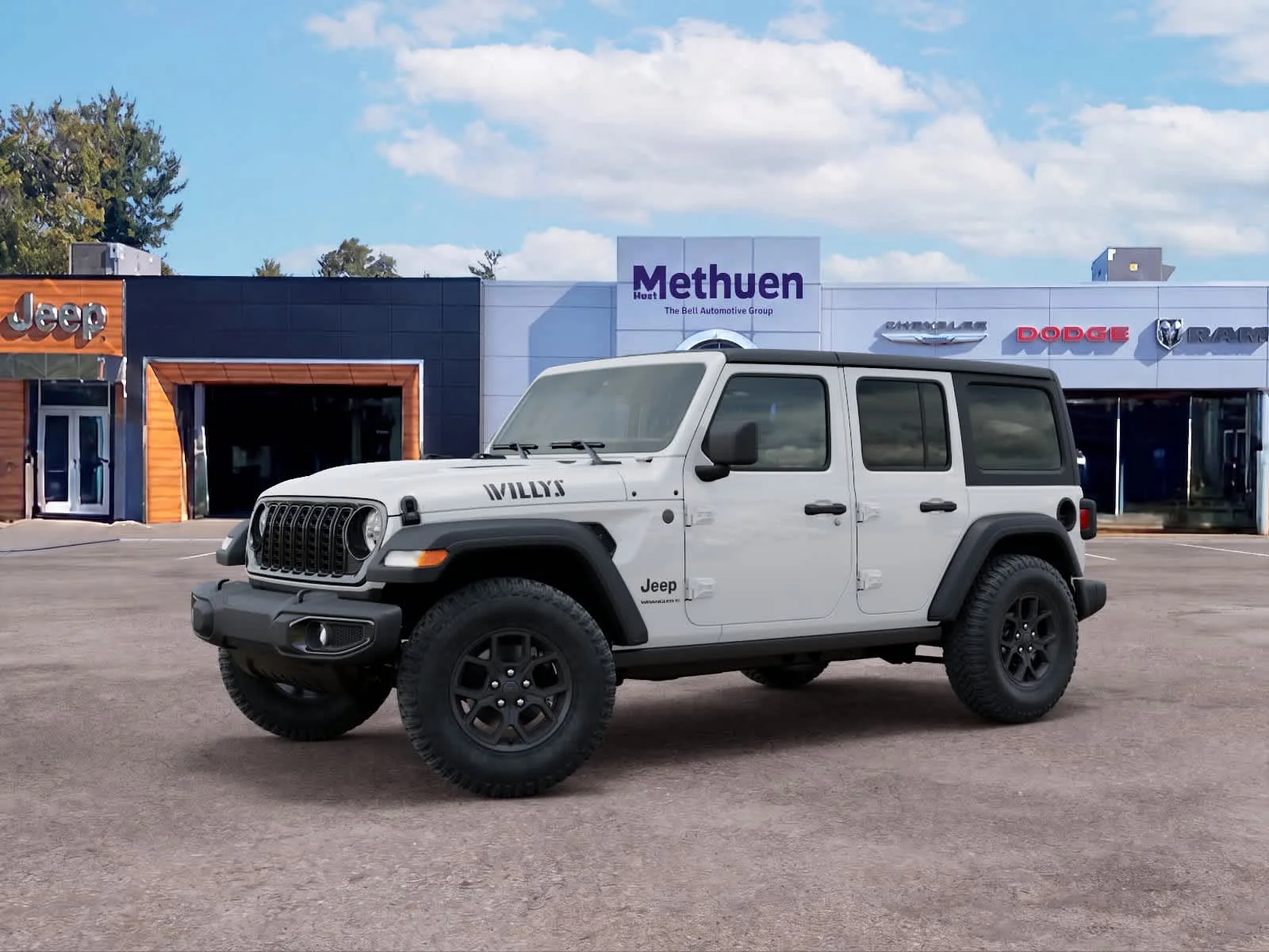 New 2026 Bright White Clearcoat Jeep Willys image 2