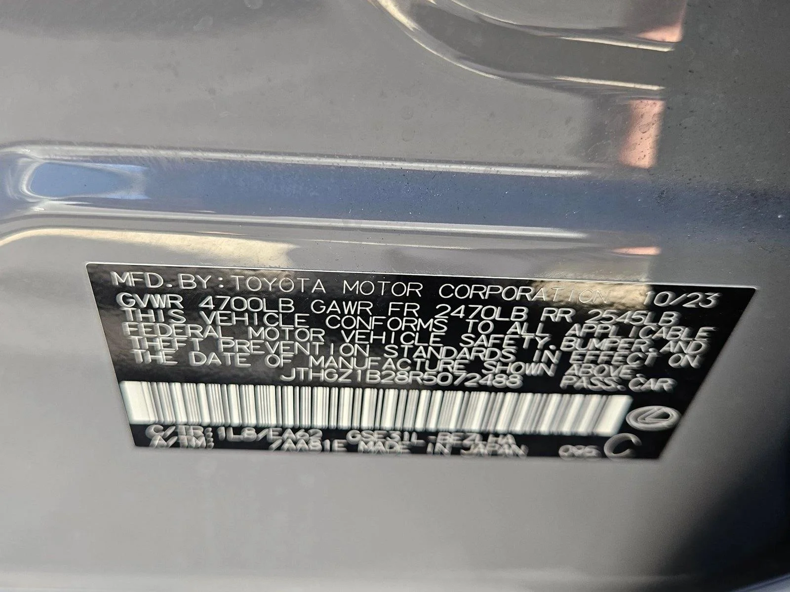 Certified Used 2024 Incognito Lexus IS 350 F SPORT image 24