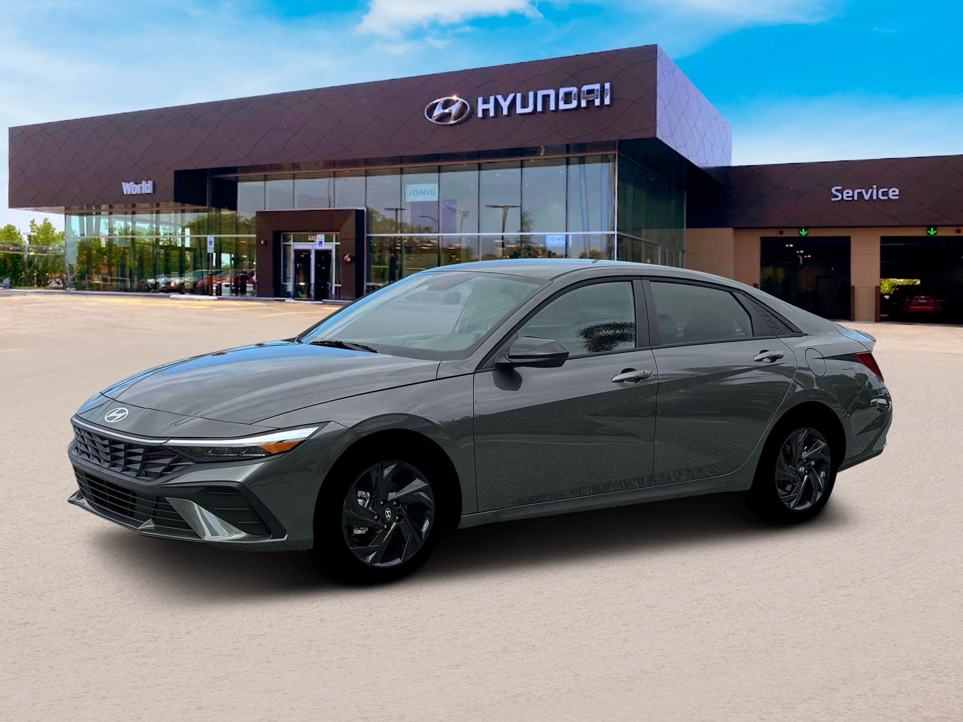 New 2026 Amazon Gray Hyundai SEL Sport image 2