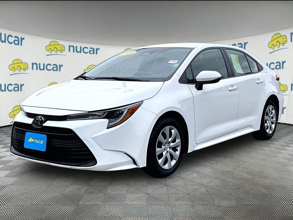 Used 2023 White Toyota LE image 3