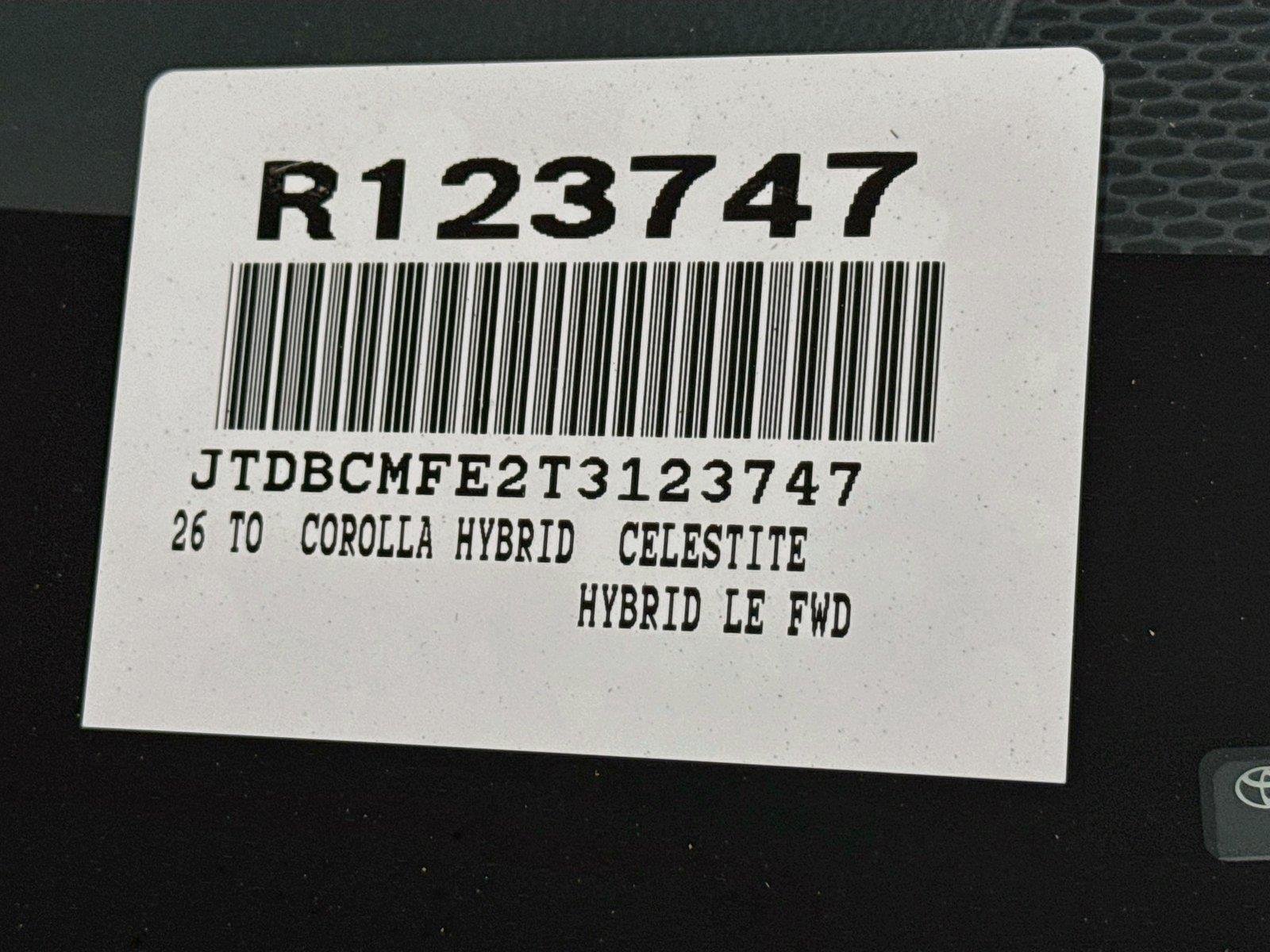 Certified Used 2026 Celestite Toyota Hybrid LE image 42