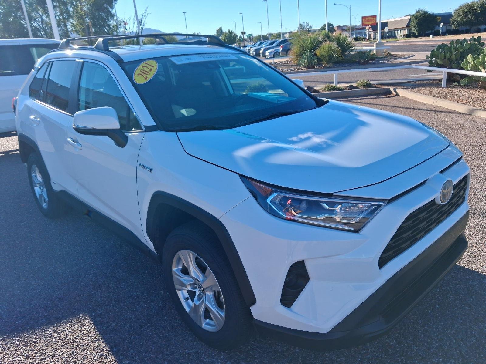 Certified Used 2021 Super White Toyota XLE image 9