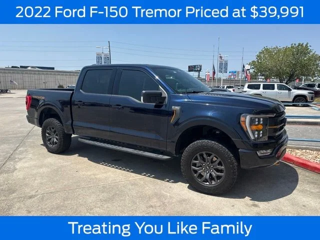 Used 2022 Antimatter Blue Metallic Ford Tremor image 1