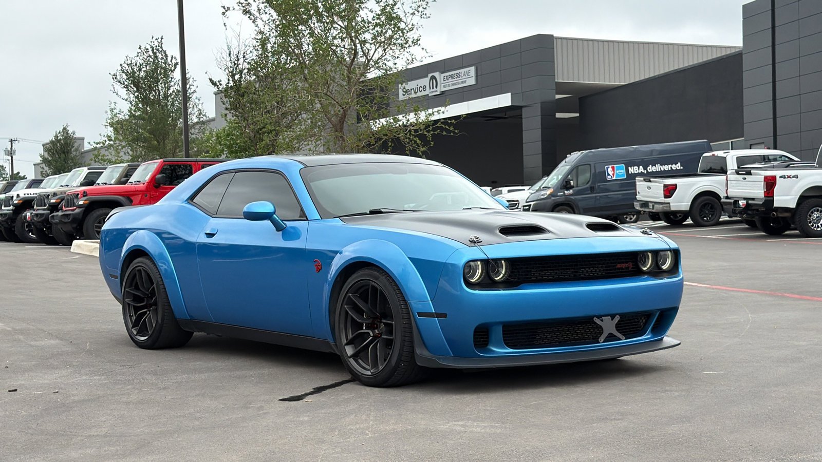 Used 2023 B5 Blue Pearlcoat Dodge SRT Hellcat Redeye Wide Jailbreak image 3