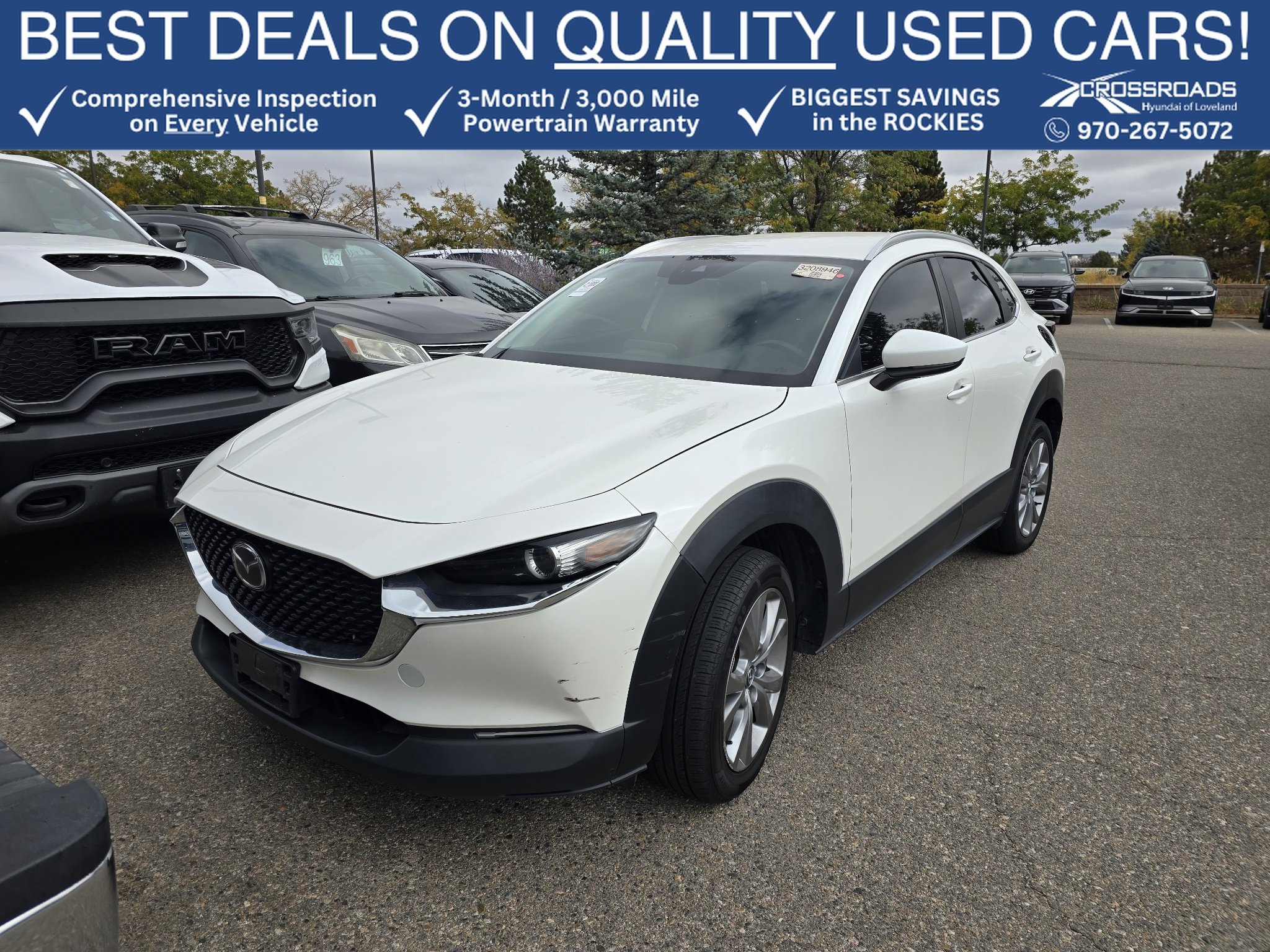 Used 2023 Snowflake White Pearl Mica Mazda 2.5 S Select Package image 1