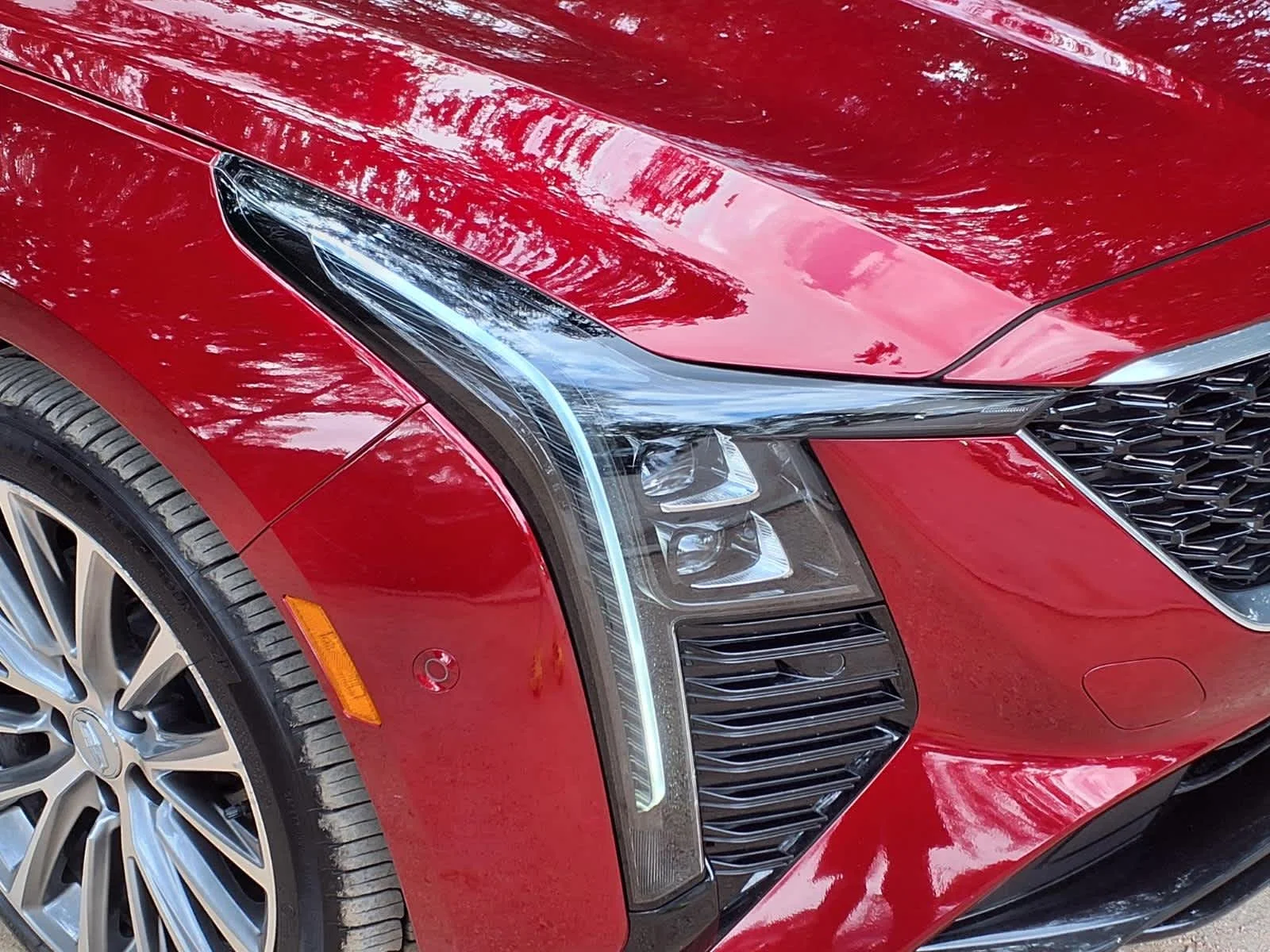 Certified Used 2025 Radiant Red Tintcoat Cadillac Premium Luxury image 7