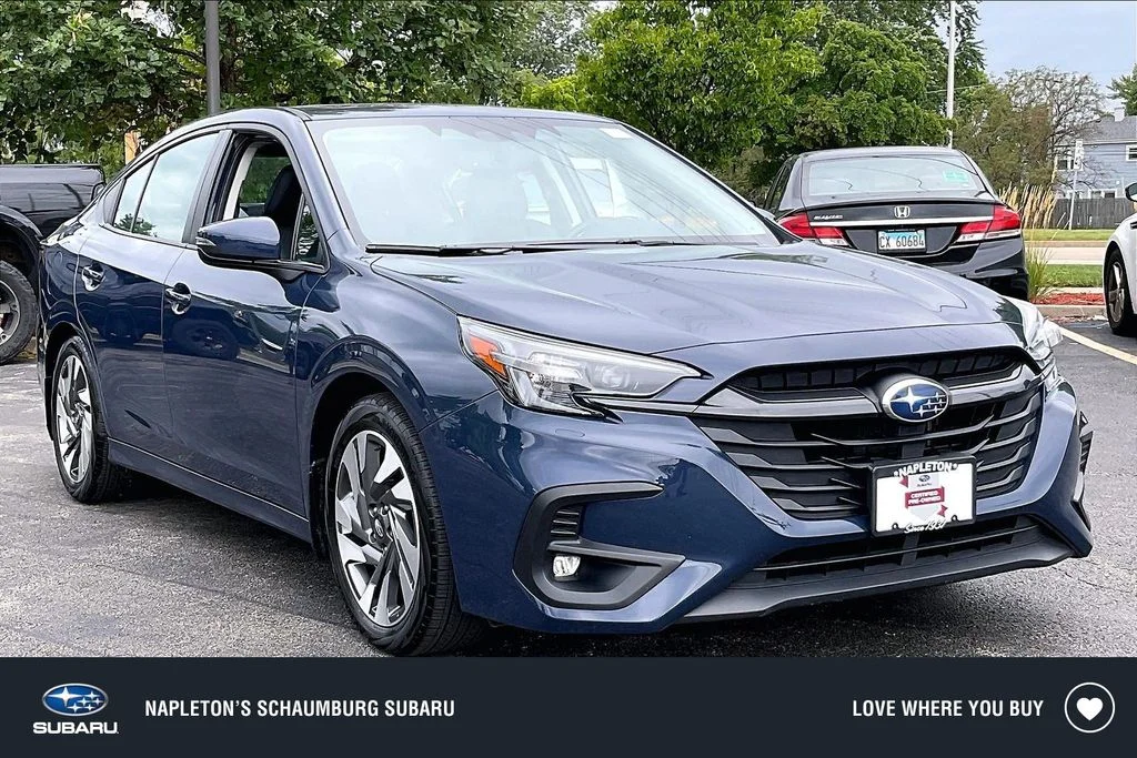 Certified Used 2024 Blue Subaru Limited image 1