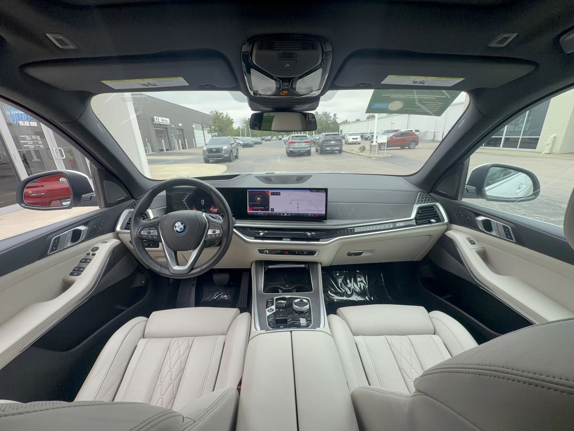 Certified Used 2024 Mineral White Metallic BMW xDrive50e image 13