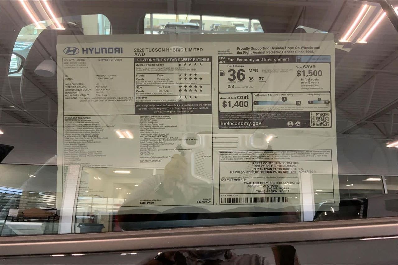 New 2026 Ash Black Hyundai Limited image 18