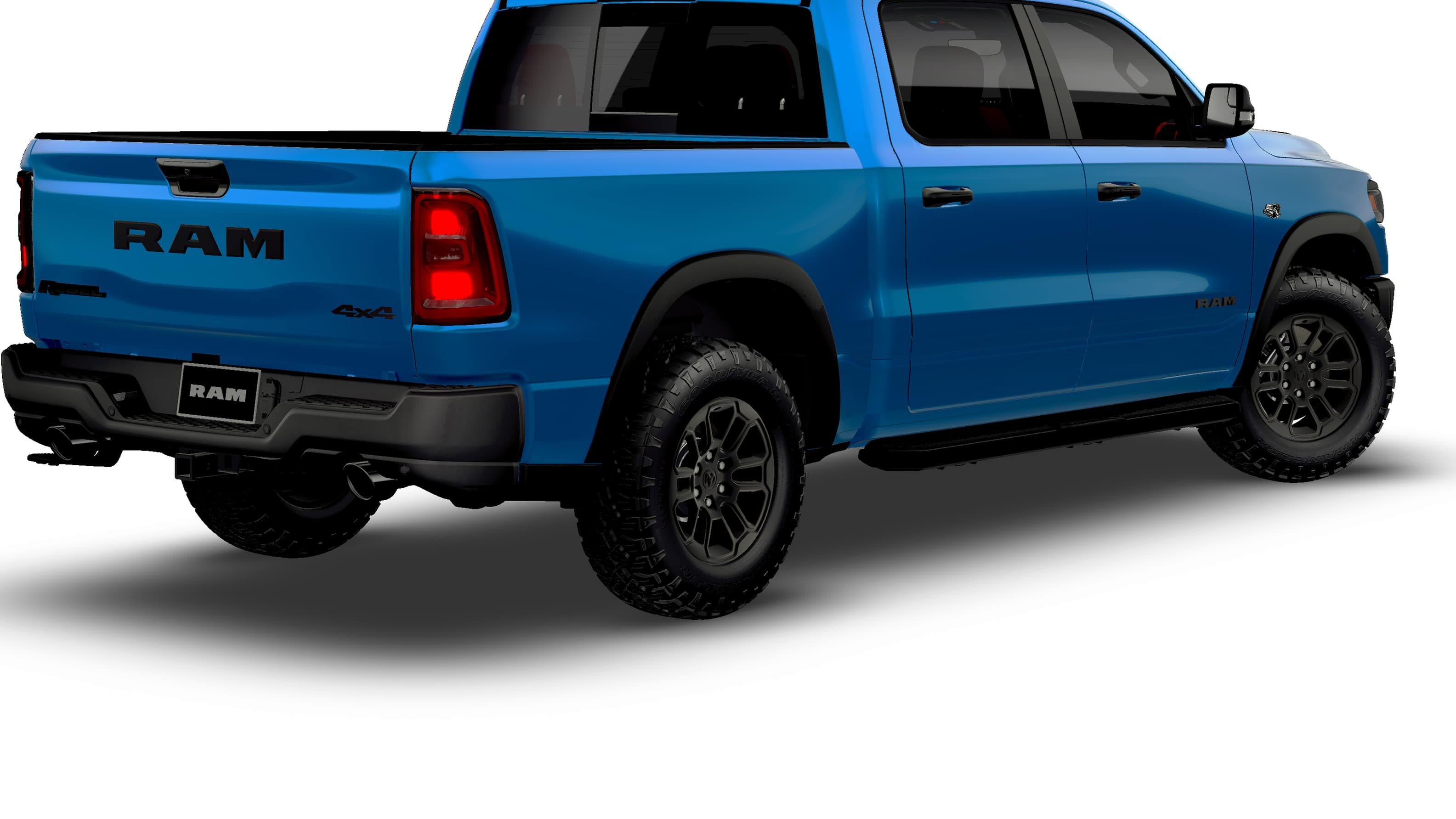 New 2026 Hydro Blue Pearl-Coat Exterior Paint RAM REBEL image 2