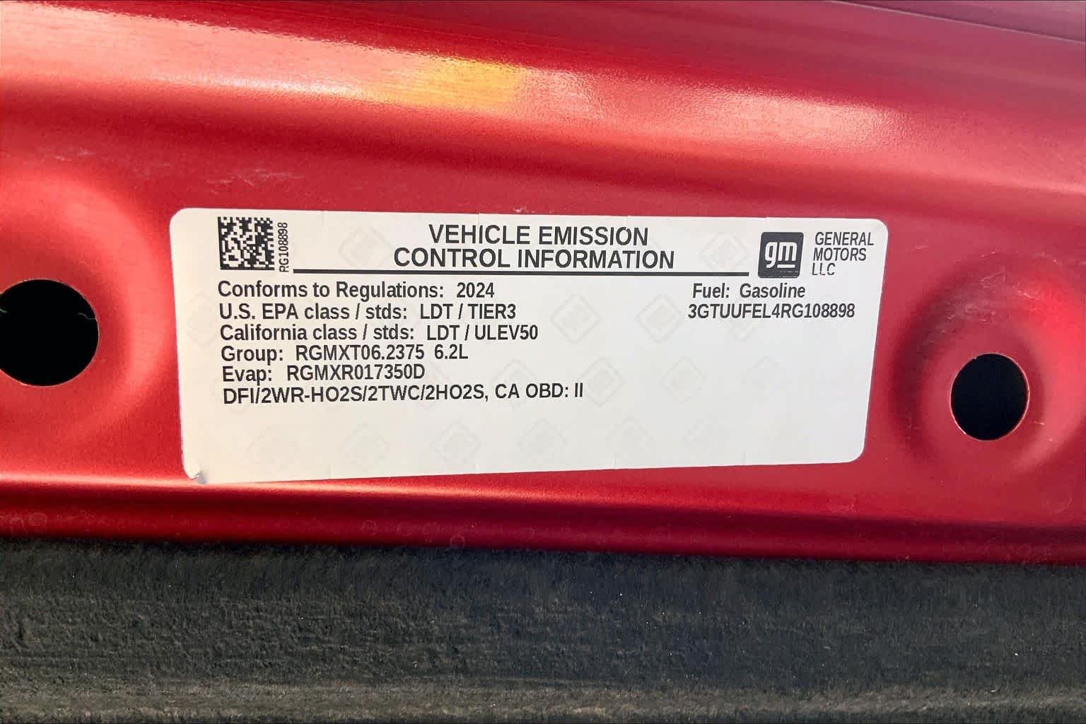Used 2024 Volcanic Red Tintcoat GMC AT4X image 33
