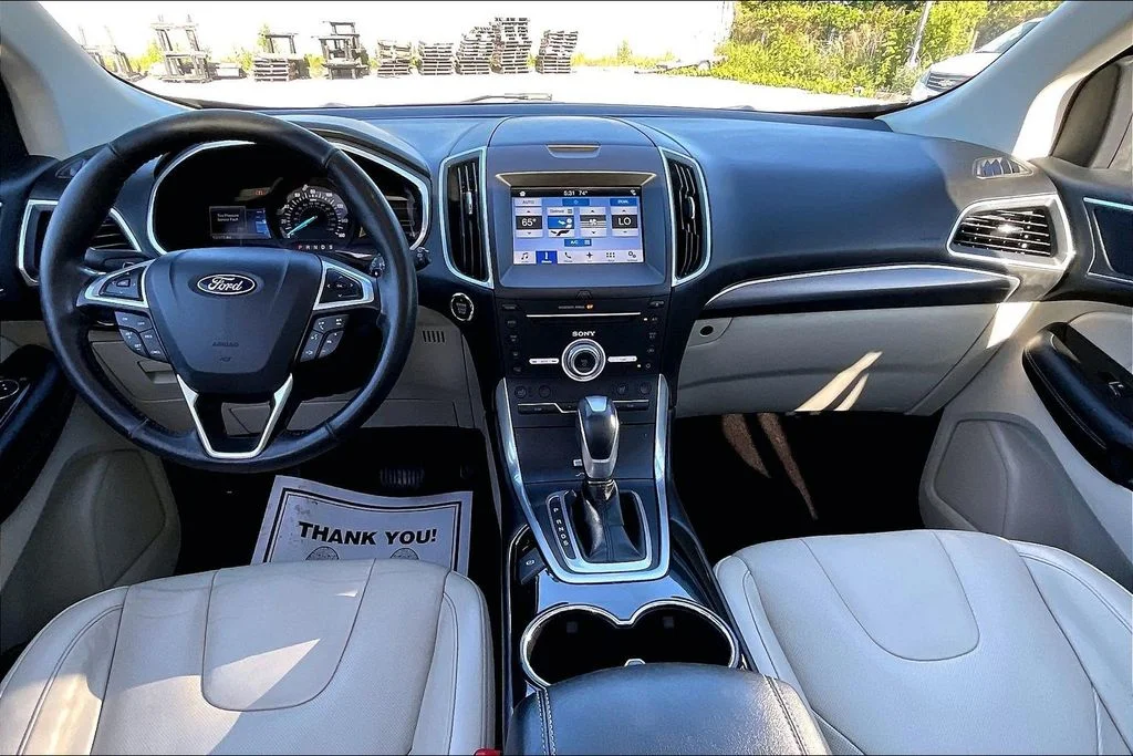 Used 2017 Blue Ford Titanium image 14