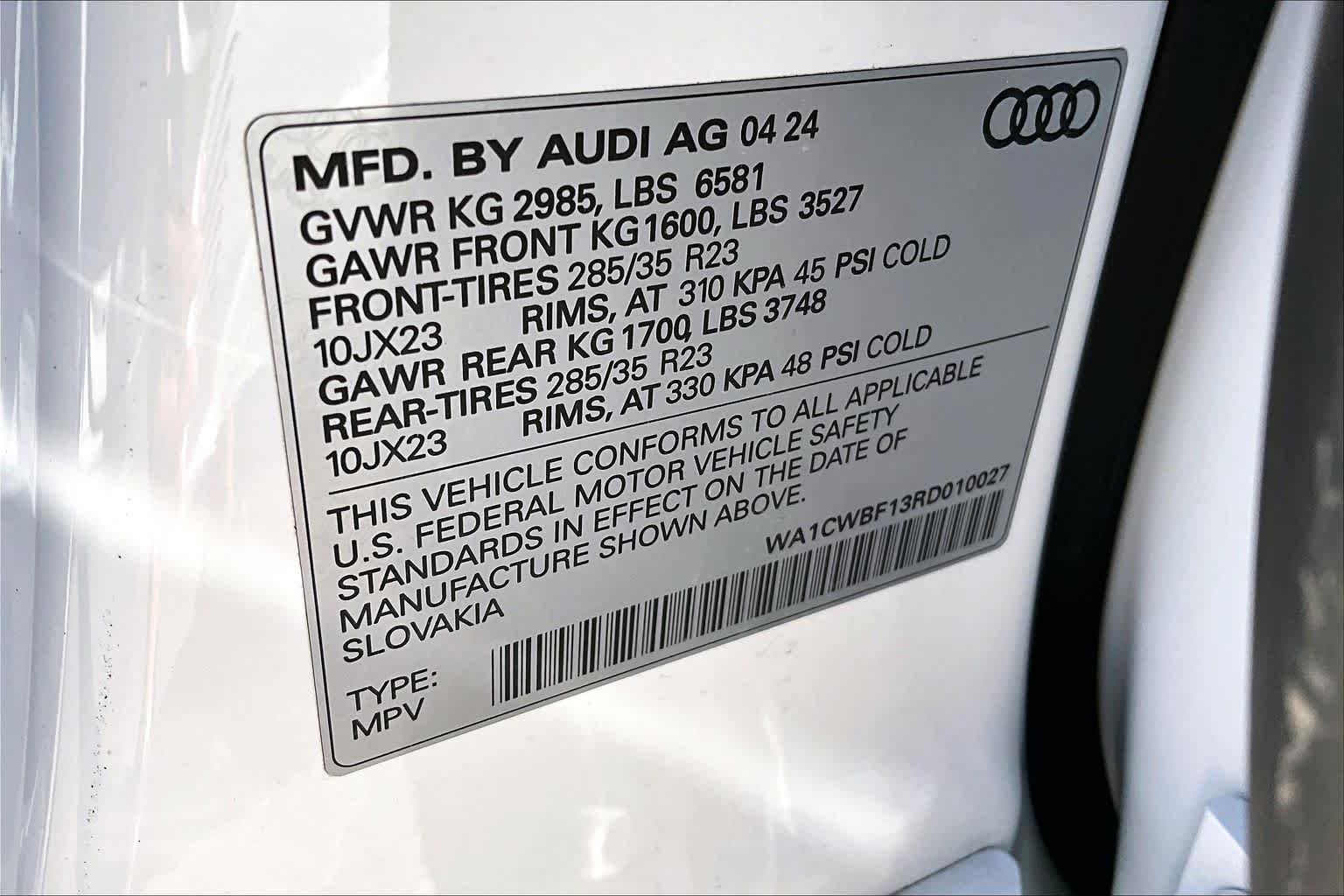 Used 2024 Glacier White Metallic Audi Prestige image 33