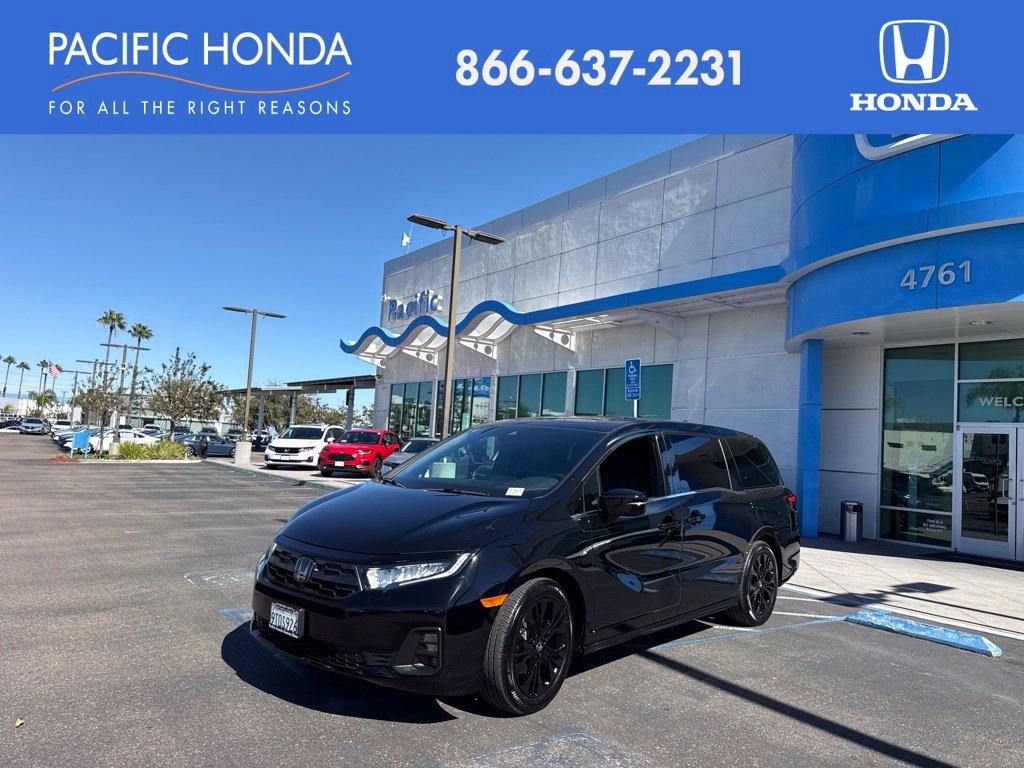 Used 2025 Crystal Black Pearl Honda Sport-L image 1