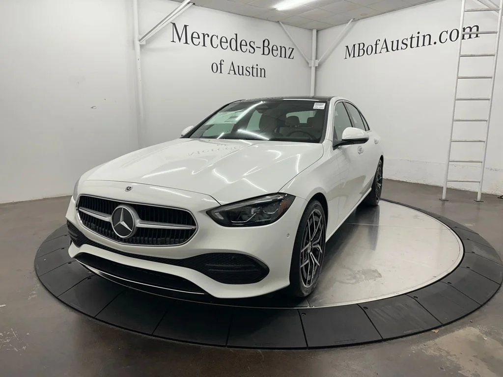 New 2026 White Mercedes-Benz C 300 image 3
