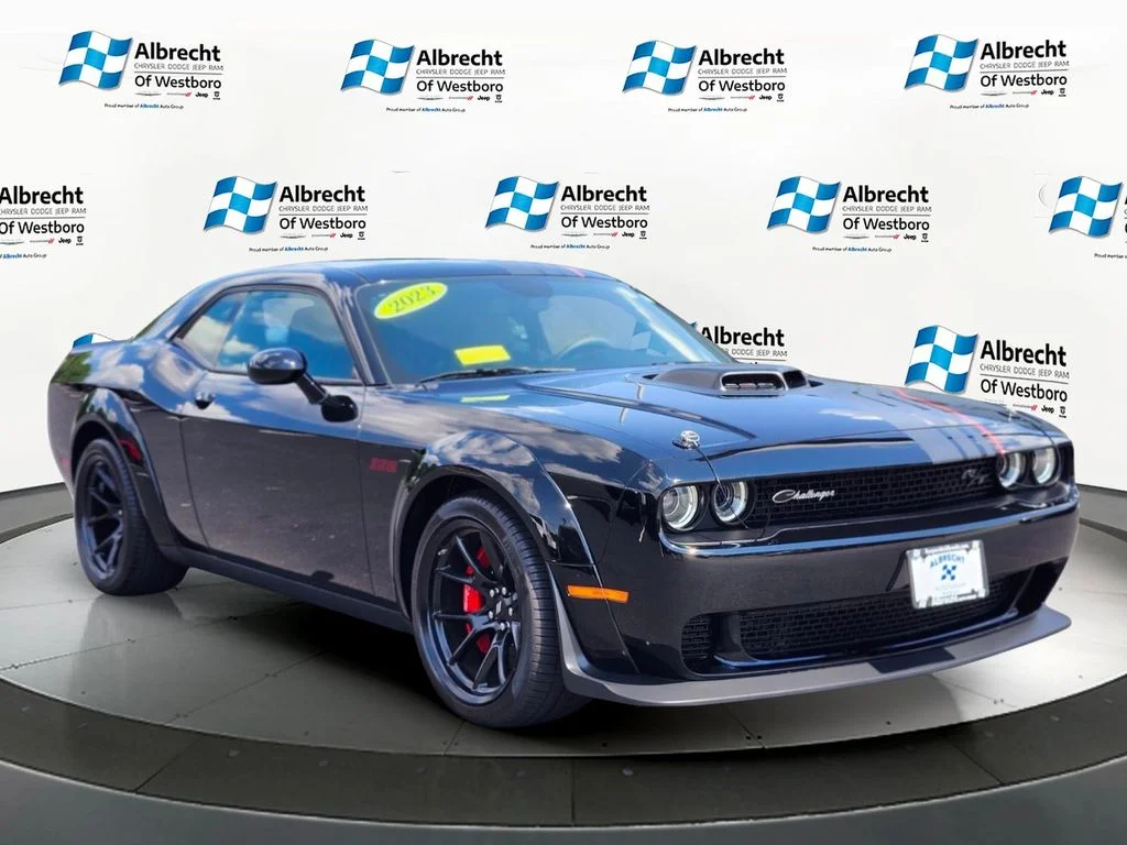 Used 2023 Black Dodge R/T Scat Pack Widebody image 7